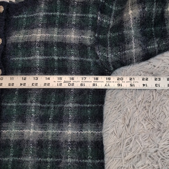 Vintage Christopher‎ & Banks Sweater Womens S Blue Cardigan Wool Blend Button Up - Picture 3 of 9